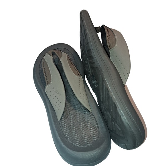 NEW FITORY Men's Flip-Flops, Thongs Sandals Comfort Shoes Size 11.5 - Picture 1 of 5